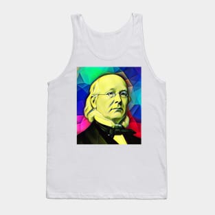 Horace Greeley Colourful Portrait | Horace Greeley Artwork 6 Tank Top